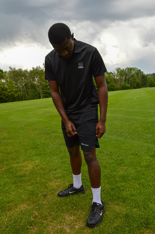 Precision Polo Top - Black