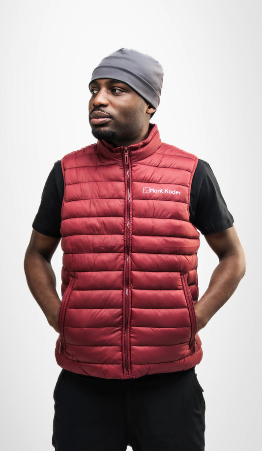 Peaks Gilet - Burgundy Red