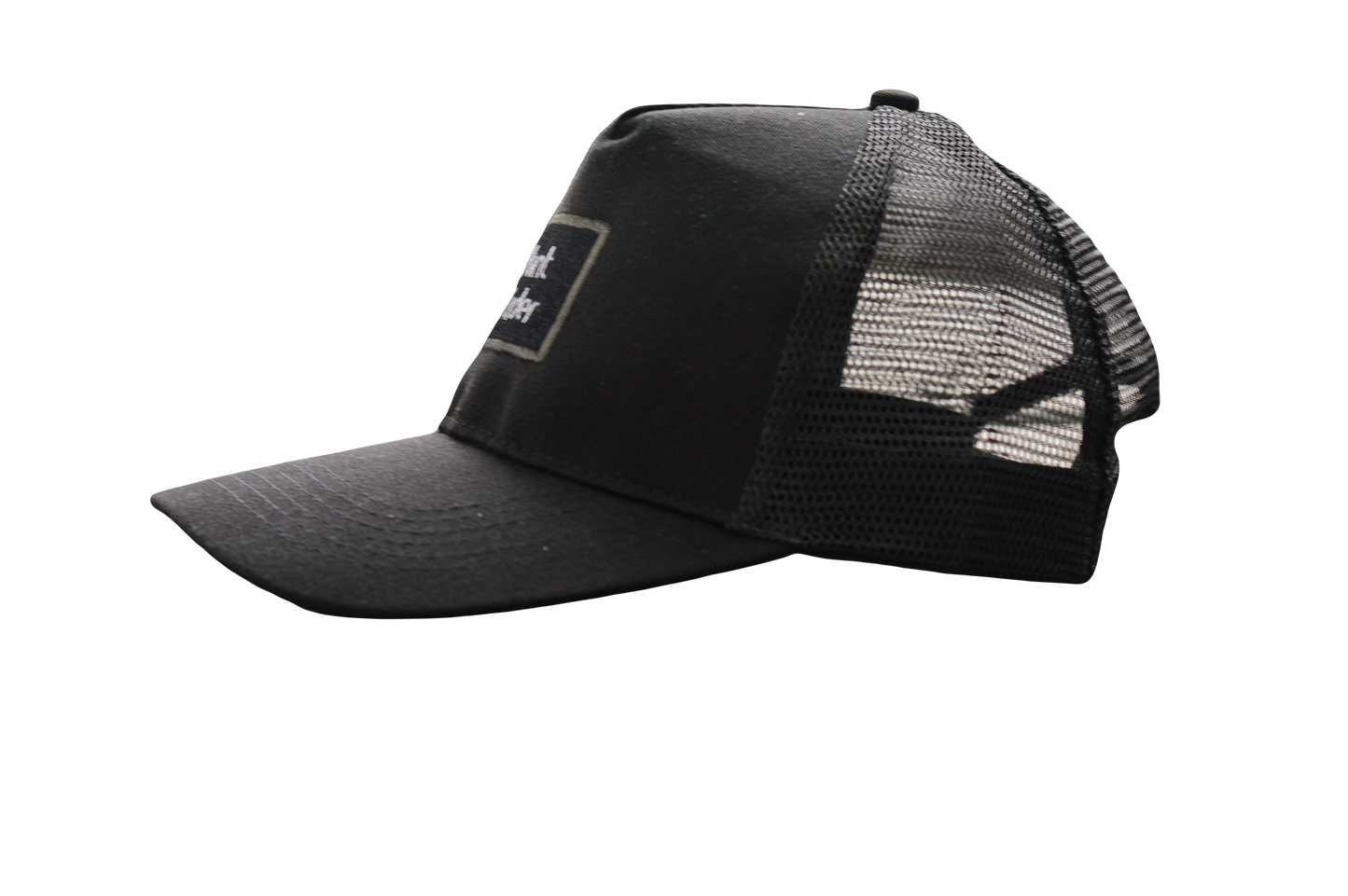 Black Trucker Cap