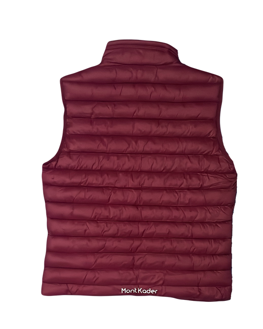 Peaks Gilet - Burgundy Red