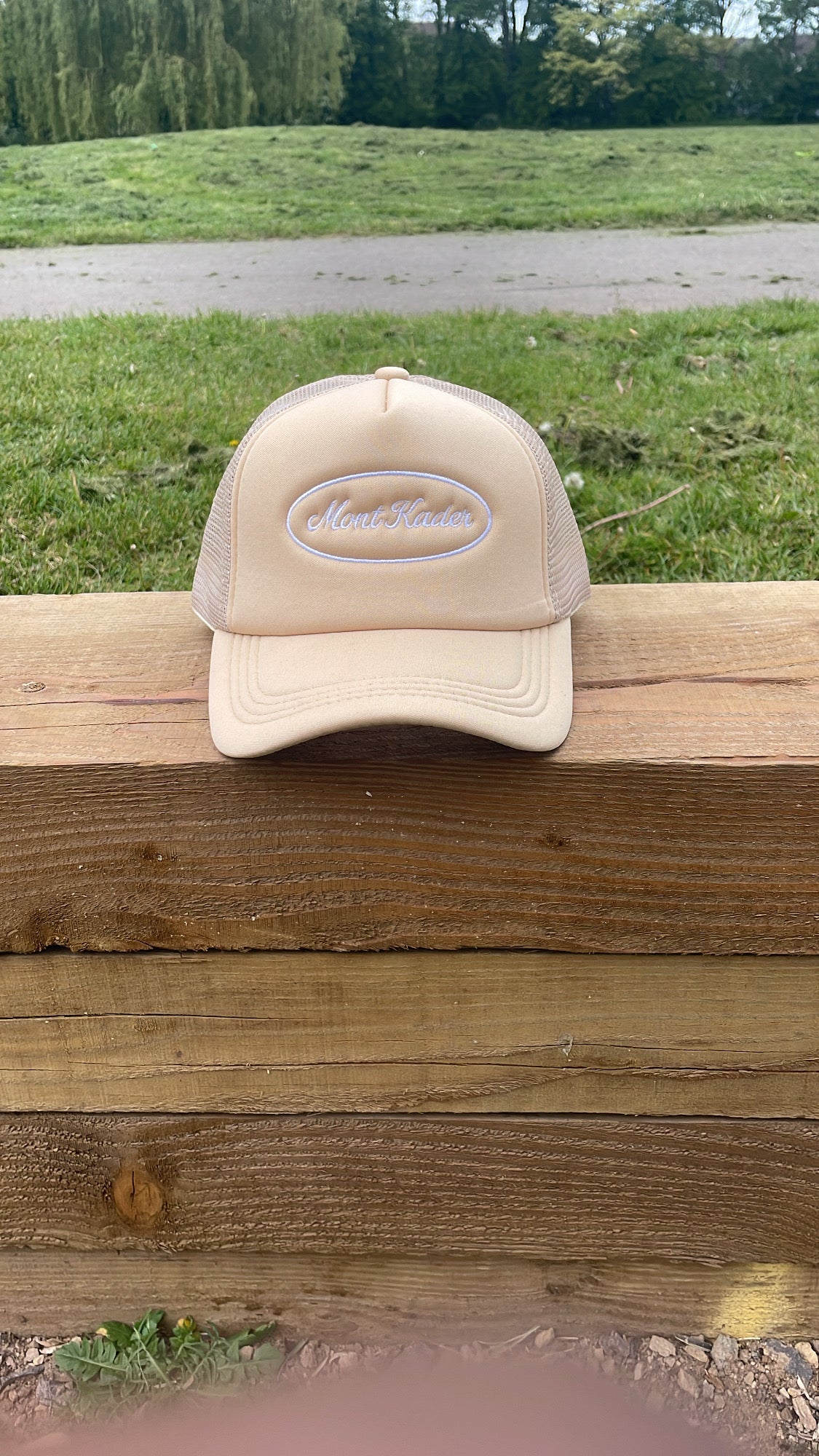 Beige - Soft Shell Trucker Cap