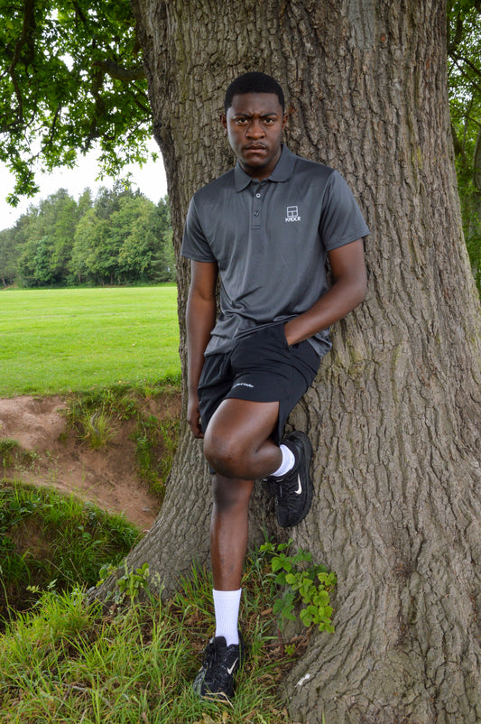 Precision Polo Tops - Grey