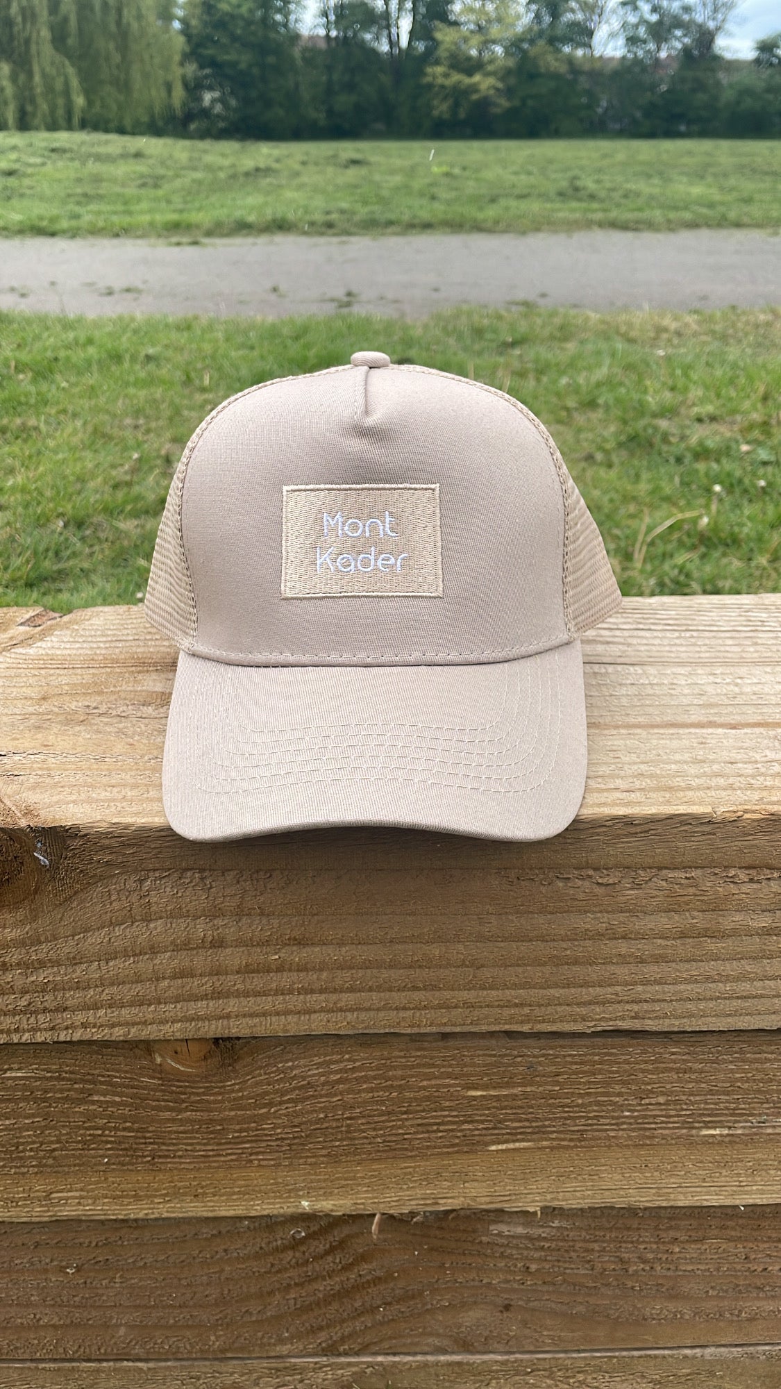 Beige Trucker Cap