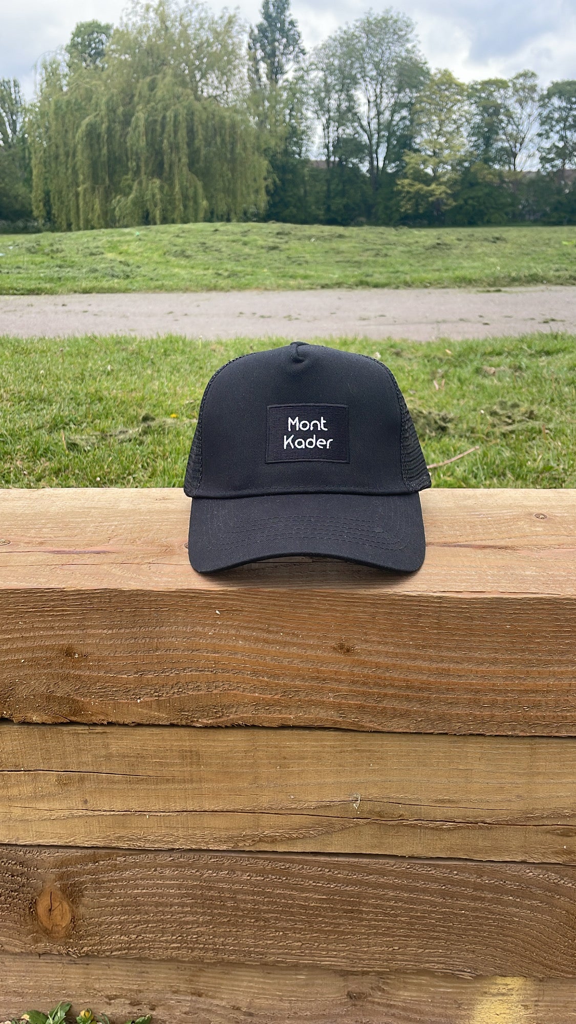Black Trucker Cap