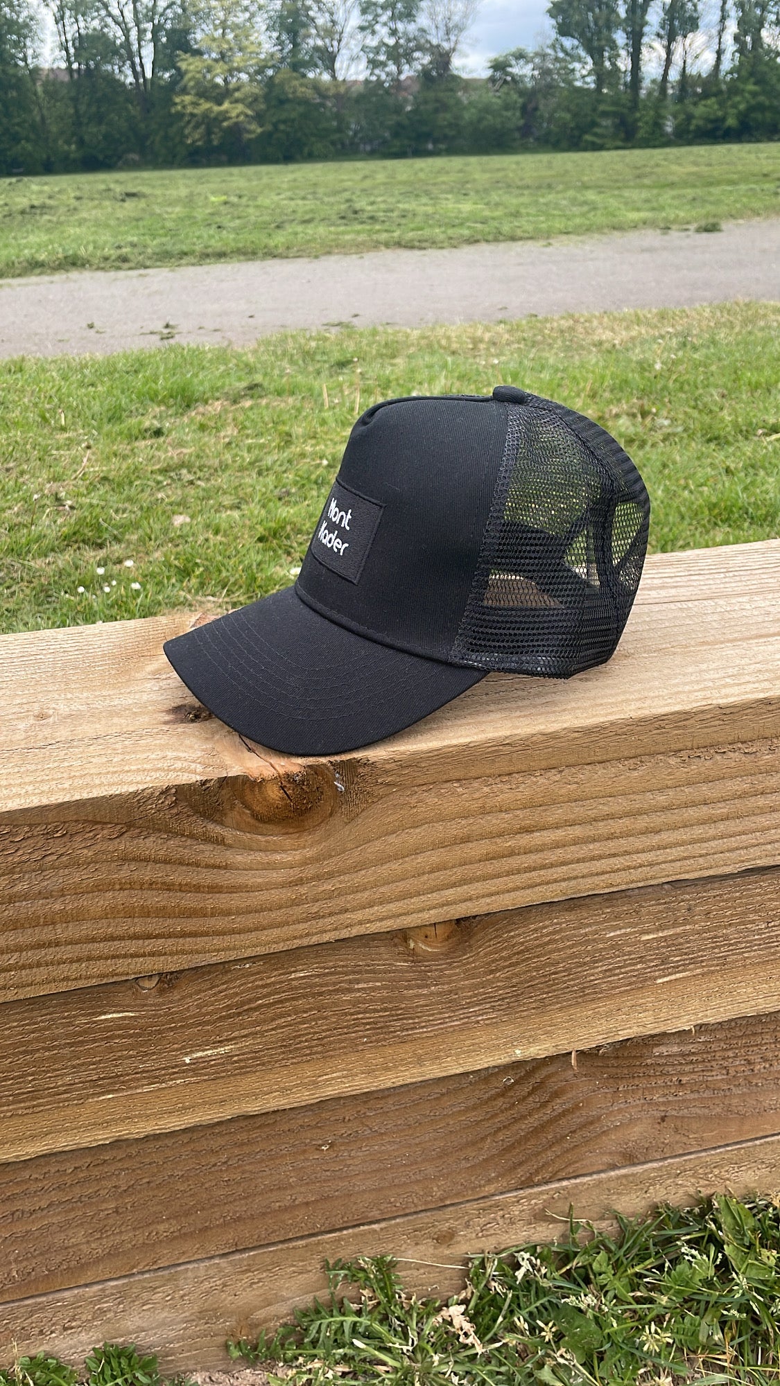 Black Trucker Cap