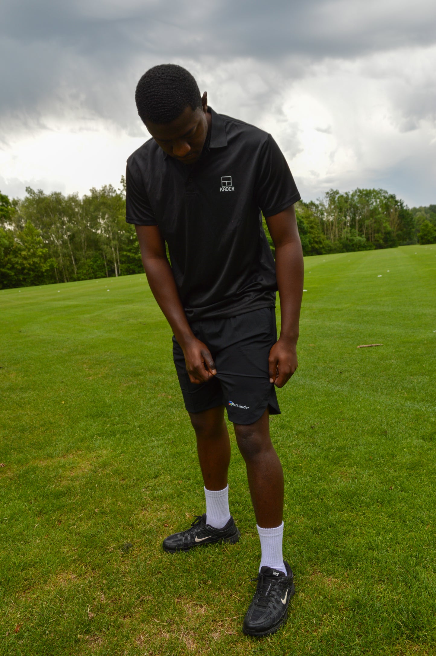 Precision Polo Top - Black