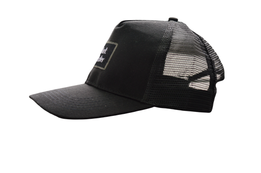 Black Trucker Cap